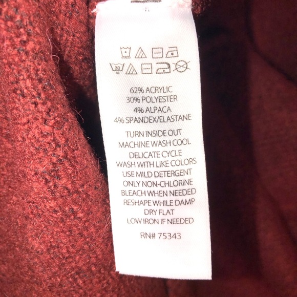 Yet Again N.W.T. Cowl Turtlenecks For Women Maroom Color,Medium Size Super Soft - Picture 4 of 8